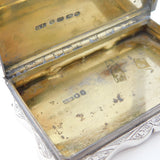 Victorian Sterling Silver Royal Perthshire Rifles Snuff Box Antique 1872