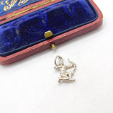 Sterling Silver Sagittarius the Archer Charm Pendant Vintage c1970