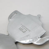 Silver Plated Enamel 'Ramsgate' Novelty Clock Teatime Caddy Spoon Vintage