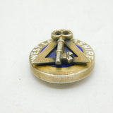 Edwardian Sterling Silver & Enamel West Lancashire Fob Antique 1905 Birmingham