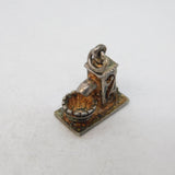 Sterling Silver Water Pump Charm Pendant Vintage c1970s