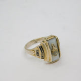 Sterling Silver San Bernadino High School Graduation Ring Vintage 1964 Size Q