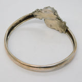 Victorian Sterling Silver Etruscan Style Cuff Bangle Antique c1880s