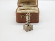 Sterling Silver Blackpool Tower Charm Pendant Vintage c1970