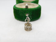 Sterling Silver Royal Crown Charm Pendant Vintage c1970