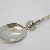 Italian 800 Grade Silver Roman Statue Terminal Souvenir Spoon Vintage c1970