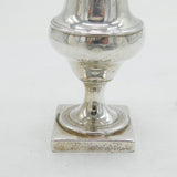 George III Sterling Silver Pedestal Muffineer Sugar Caster Antique 1799 London