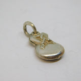 Sterling Silver Castanet Charm Pendant Vintage c1970
