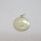Sterling Silver St Christopher Travel Charm Pendant Vintage c1970