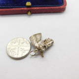 Sterling Silver Horse Bust Head Charm Pendant Vintage c1970