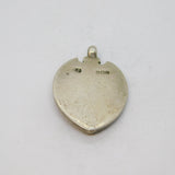Gold On Sterling Silver Fob Medal Antique Hallmarked 1930 Birmingham