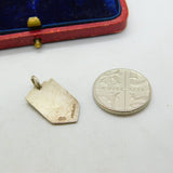Sterling Silver & Enamel Hampshire England Charm Pendant Vintage c1970