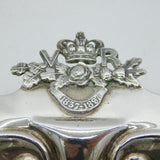Scottish Pair of Sterling Silver Queen Victoria Jubilee Butter Dishes Antique