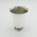 18th Century Poitiers French .950 Silver Pedestal Beaker Cup Antique c1790s