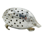 Sterling Silver Novelty Hedgehog Form Pin Cushion Vintage Birmingham
