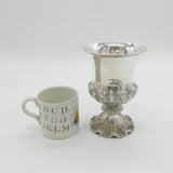 George IV Sterling Silver Seashell Form Chalice Goblet Antique 1830 London