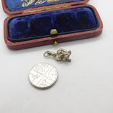 Sterling Silver Aquarius Zodiac Star Sign Charm Pendant Vintage c1970