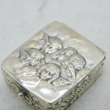 Sterling Silver Reynold's Angels Pill Box Vintage c1990s Birmingham