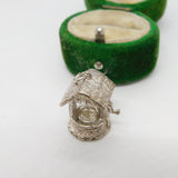 Sterling Silver Wishing Well Charm Pendant Vintage c1970