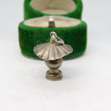 Sterling Silver Desk Lamp Charm Pendant Vintage c1970