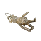 Sterling Silver Rupert the Bear Charm Pendant Vintage c1970