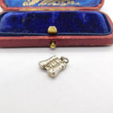 Sterling Silver Ornithological Binoculars Charm Pendant Vintage c1970