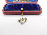 Sterling Silver Ornithological Binoculars Charm Pendant Vintage c1970