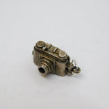 Sterling Silver Opening Camera With Bird Inside Charm Pendant Vintage c1970