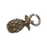 Sterling Silver Pineapple Charm Pendant Vintage c1970s