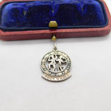 Sterling Silver 'Rock N Roll' Musical Charm Pendant Vintage c1970