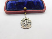 Sterling Silver 'Rock N Roll' Musical Charm Pendant Vintage c1970