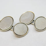 Victorian Sterling Silver Pair of Gents Cufflinks Antique 1887 Chester
