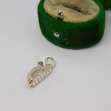 Sterling Silver Harp Charm Pendant Vintage c1970