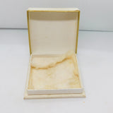 White Card Jewellery Box by Le Cheminant of Nowich Antique c1930 Art Deco