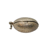 Sterling Silver Opening Rubgy Ball With Scrum Charm Pendant Vintage c1970s