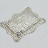 Victorian Sterling Silver Novelty Punch & Judy Pin Dish Antique 1893 Birmingham