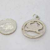 Sterling Silver Cancer the Crab Charm Pendant Vintage c1970