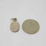 Sterling Silver Hot Water Bottle Charm Pendant Vintage c1970