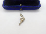 Sterling Silver Pistol Form Charm Pendant Vintage c1970