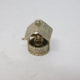 Sterling Silver Good Luck Wishing Well Charm Pendant Vintage c1970