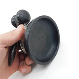 20th Century Turned Wood & Sterling Silver Auctioneer's Gavel & Block Antique