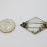 Sterling Silver & Enamel Earl of Godolphin Heraldic Brooch Pin Antique