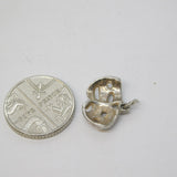 Sterling Silver Theatrical Muse Masks Charm Pendant Vintage c1970