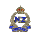 Sterling Silver New Zealand Expeditionary Force Sweetheart Brooch Antique c1940