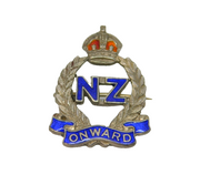 Sterling Silver New Zealand Expeditionary Force Sweetheart Brooch Antique c1940