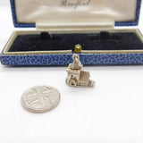 Sterling Silver Openable Church on Wedding Day Charm Pendant Vintage c1970