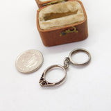 Sterling Silver Wedding and Engagement Ring Charm Pendant Vintage c1970