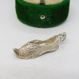 Sterling Silver Clog Shoe Charm Pendant Vintage c1970