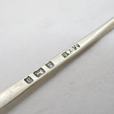 Victorian Sterling Silver Cocktail Mixing Spoon Antique 1900 Birmingham