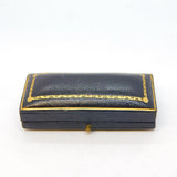 Victorian Boxed Set of Rolled Gold & Pearl Collar Studs Antique c1880s